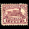 Une nouvelle fentre ouvrira avec - The New Brunswick 1c Stamp (Locomotive), 1863-64/ Timbre dun cent du Nouveau-Brunswick (Locomotive), 1863-1864